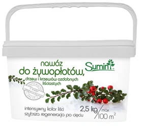 Nawóz do żywopłotów, drzew i krzewów ozdobnych – 2,5 kg Sumin