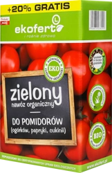 Zielony nawóz organiczny – do pomidorów, ogórków, papryki i cukinii – 1,2 kg Ekofert L