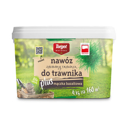 Nawóz do trawnika z mączką bazaltową dostarczający mikroelementami – 4 kg Target