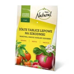 Żółte tablice lepowe na szkodniki – ziemiórki, mszyce, mączliki – 5 szt. Target