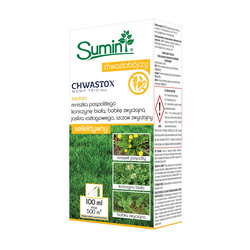 Chwastox Nowy Trio 390 SL zwalcza chwasty – 100 ml Sumin