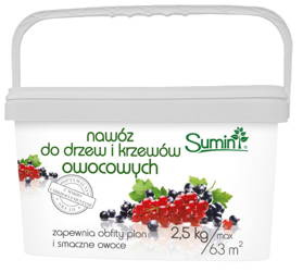 Nawóz do drzew i krzewów owocowych – 2,5 kg Sumin