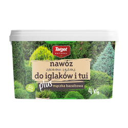 Nawóz do iglaków i tui z mączką bazaltową – zwiększa odporność roślin – 4 kg Target