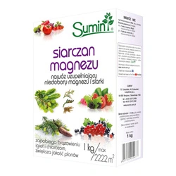 Siarczan magnezu nawóz uzupełniający niedobory magnezu i siarki – 1 kg Sumin