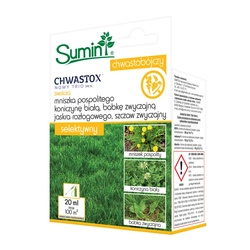 Chwastox Nowy Trio 390 SL zwalcza chwasty – 20 ml Sumin