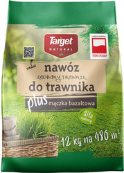Nawóz do trawnika z mączką bazaltową dostarczający mikroelementami – 12 kg Target