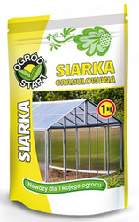 Siarka granulowana – do zakwaszania gleby i dezynfekcji szklarni – 1 kg Ogród Start