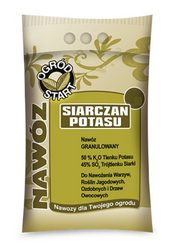 Siarczan potasu – nawóz granulowany warzyw, drzew i krzewów owocowych – 2 kg Ogród Start