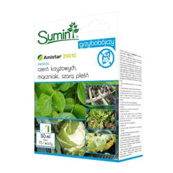 Amistar 250 SC Zwalcza Mączniaki, Szarą Pleśń i Czerń Krzyżowych – 50 ml Sumin