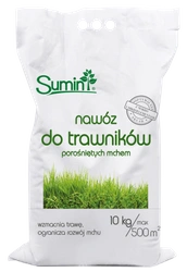 Nawóz do trawy z mchem – 10 kg (worek) Sumin Optymalny Skład