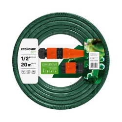 Zestaw ECONOMIC – Wąż 20 m + Zraszacz + Przyłącza – 10-100 Cellfast