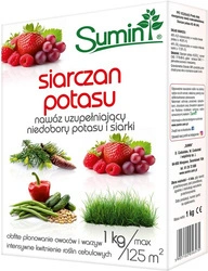 Siarczan potasu – do upraw wymagających potasu i siarki (warzyw, trawnika, owoców) – 1 kg Sumin