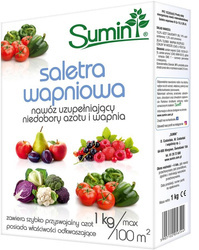 Saletra wapniowa –  nawóz do warzyw, drzew i krzewów owocowych – 1 kg Sumin
