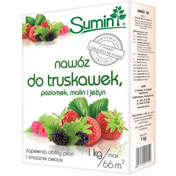 Nawóz do truskawek, poziomek, malin i jeżyn – 1 kg Sumin
