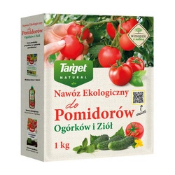 Ekologiczny nawóz do pomidorów, ogórków i ziół (w szklarni i w ogrodzie) – 1 kg Target
