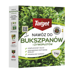 Nawóz Do Bukszpanów i Żywopłotów – Z Mikroelementami – 1 kg Target