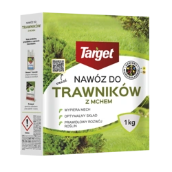 Nawóz do trawnika z mchem (wspiera usuwanie mchu) – 1 kg Target
