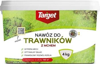 Nawóz do trawnika z mchem (wspiera usuwanie mchu) – 4 kg Target