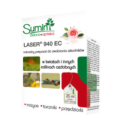 Laser 940 EC Zwalcza Szkodniki w Kwiatach i Innych Roślinach Ozdobnych 25 ml