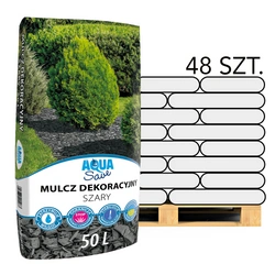 Mulcz Dekoracyjny Aqua Save – Szary – Paleta 48x50 l Agaris