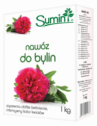 Nawóz do bylin (kwiatów wieloletnich) z magnezem – wspiera kwitnienie – 1 kg Sumin