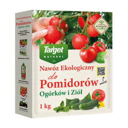 Ekologiczny nawóz do pomidorów, ogórków i ziół (w szklarni i w ogrodzie) – 1 kg Target