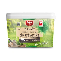 Nawóz do trawnika z mączką bazaltową dostarczający mikroelementami – 4 kg Target