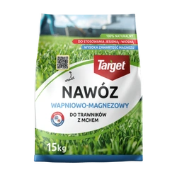 Nawóz do trawnika Z mchem wapniowo-magnezowy z dużą ilością magnezu – 15 kg Target