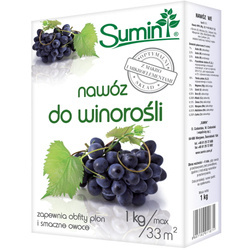 Nawóz do winorośli wspierający plonowanie – 1 kg Sumin