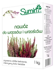 Nawóz do wrzosów i wrzośców z magnezem – wspiera kwitnienie – 1 kg Sumin