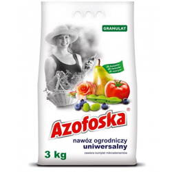 Nawóz uniwersalny granulowany – 3 kg Azofoska