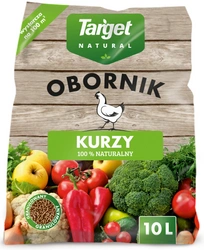 Obornik kurzy granulowany – nawóz do warzyw, owoców, trawników i roślin ozdobnych – 10 l Target