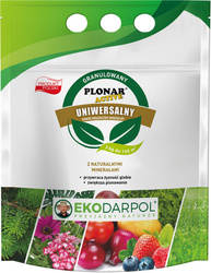 Nawóz Granulowany Plonar Active Uniwersalny – Zastępuje Obornik – 3 kg Ekodarpol