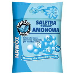 Saletra wapniowo-amonowa – nawóz do warzyw, trawników i drzew owocowych – 2 kg Ogród Start