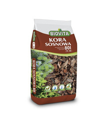 Kora Sosnowa Mielona 10-36 mm – Paleta 45 x 80 litrów Biovita