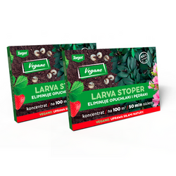 Larva Stoper – pożyteczne nicienie na pędraki i opuchlaki 100 mln nicieni Vegano