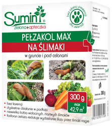 Pełzakol Max środek na ślimaki (fosforan żelaza) – 300 g Sumin