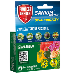 Sanium System – Zwalcza Trudne Szkodniki Roślin – 5 ml Protect Garden