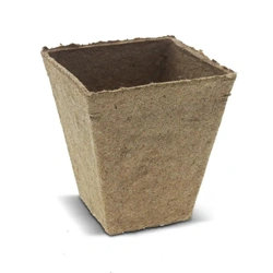 Doniczki z włókna kokosowego kwadratowe – 8 x 8 x 7,5 cm x 12 szt. Green Star