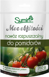 Nawóz rozpuszczalny do pomidorów - Moc Obfitości 250 g - Sumin