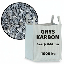 Grys karbon do ogrodu 8-16 mm 1000 kg – Sand Kruszywa