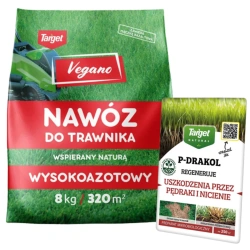 Aerograss biologiczny aerator do trawnika – 50 g Vegano + Nawóz wysokoazotowy Vegano do trawnika – 8 kg Vegano (ZESTAW)