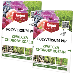 Polyversum WP zwalcza choroby trawnika, iglaków, drzew i krzewów oraz warzyw – 2x5 g Target (ZESTAW)