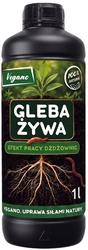 Gleba Żywa (efekt pracy dżdżownic) wermikompost w płynie do warzyw, owoców, trawnika i roślin ozdobnych – 1 l Vegano