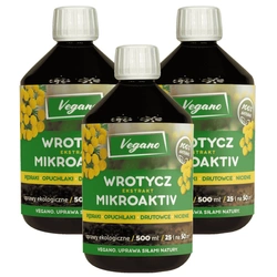 Wrotycz MIKROACTIV + mikroorganizmy – odstrasza szkodniki – 1,5 l (3 x 500 ml) Vegano