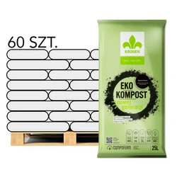 Kompost Eko – BIOAKTYWNY – Paleta 60x25 l Kronen