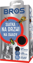 Siatka Na Drzwi – Czarna – 140x220 cm Bros