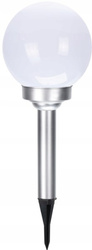 Lampa solarna kula biała 15 cm