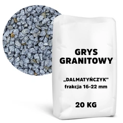 Grys Granitowy Dalmatyńczyk 16-22 mm – 20 kg