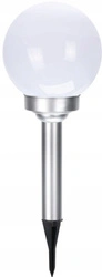 Lampa solarna kula biała 15 cm